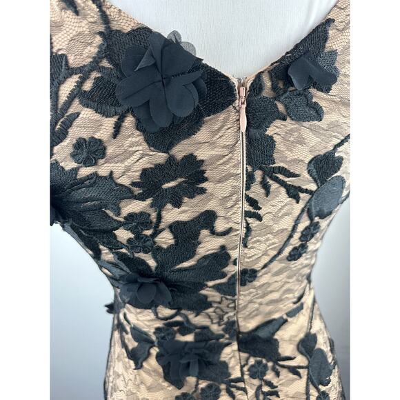 Dress the Population Audrey 3D Embroidered Fit & Flare Dress Women's Size Medium - Picture 15 of 16